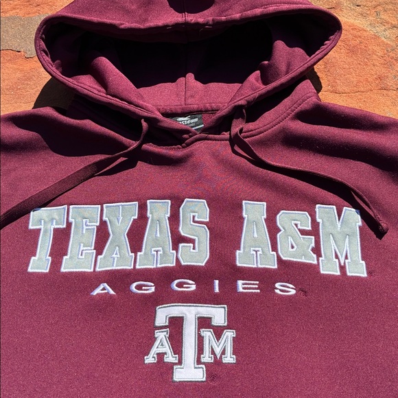 Colosseum Tops - Texas A&M Maroon Pullover Hoodie L